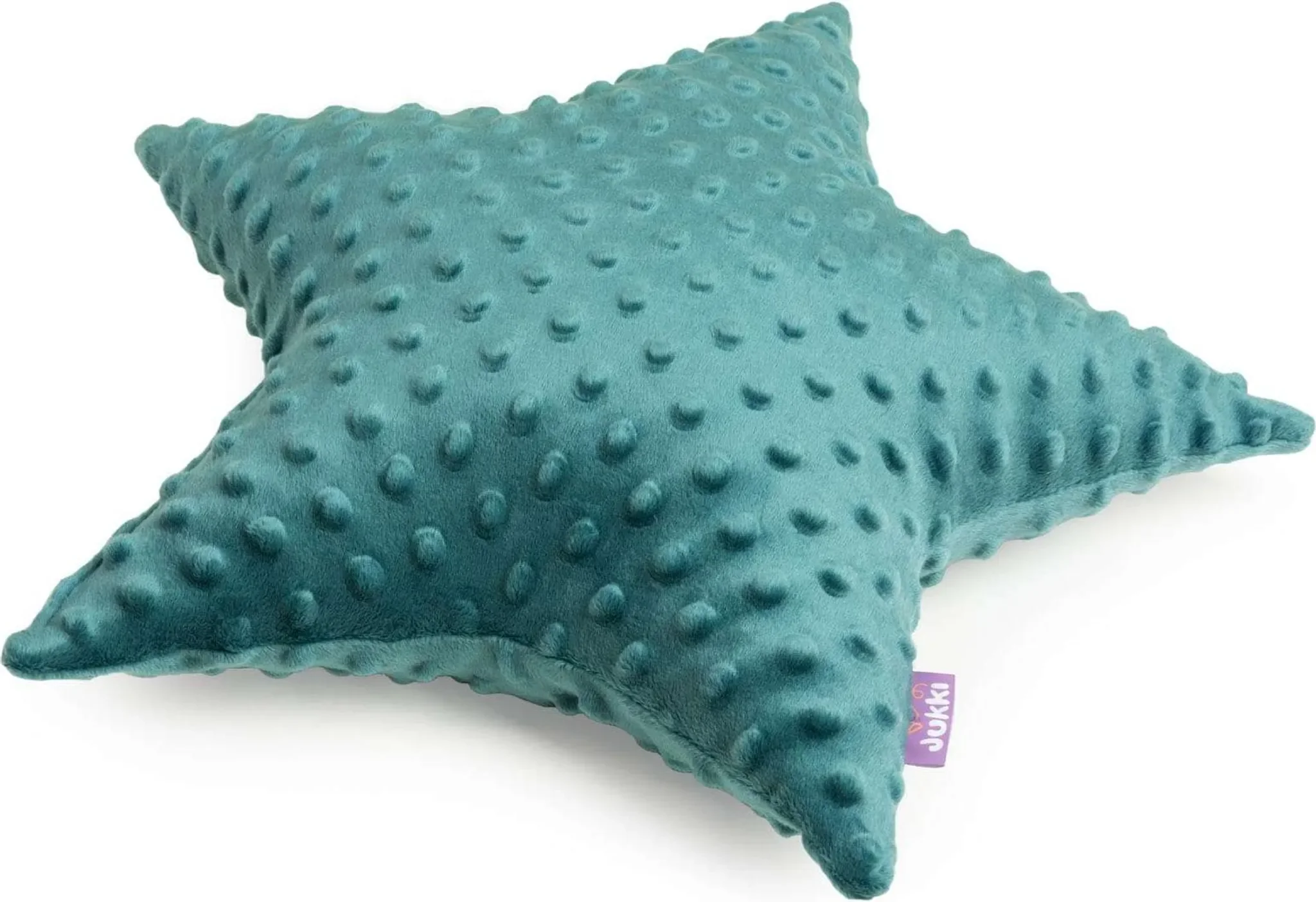Emerald Minky Sternkissen – JUKKI, 40 cm x 40 cm